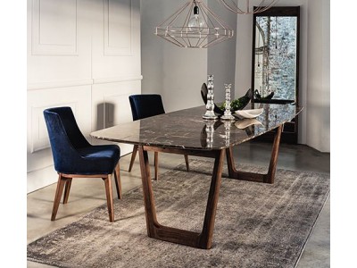 Taurus Oval Mermer Masa